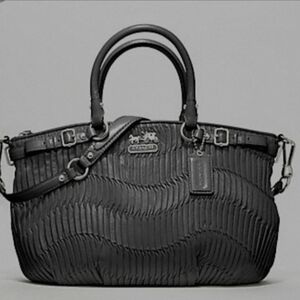 Coach Madison gathered leather bag